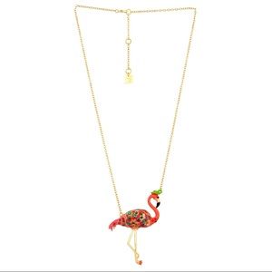 N2 by Les Néréides pink flamingo necklace